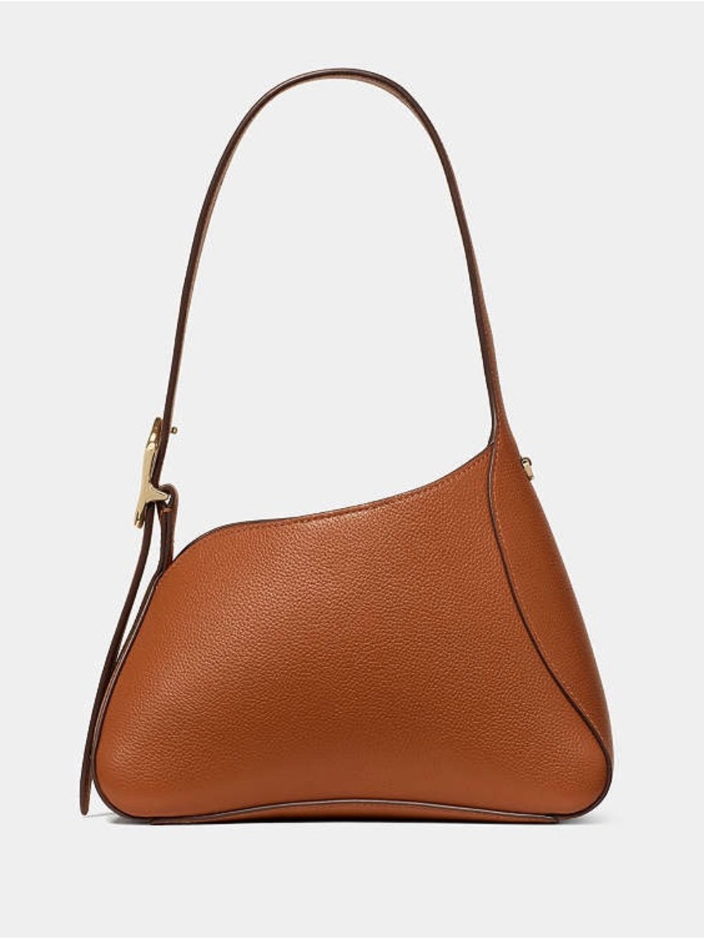 NWT KATE SPADE 454 Sculpted Brown Leather Shoulder Bag